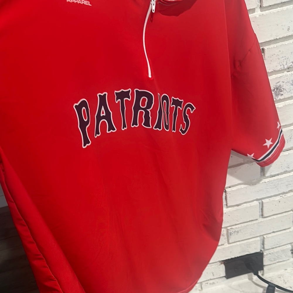 Red and White Patriots Sports Jerseys - Picture 3 of 9
